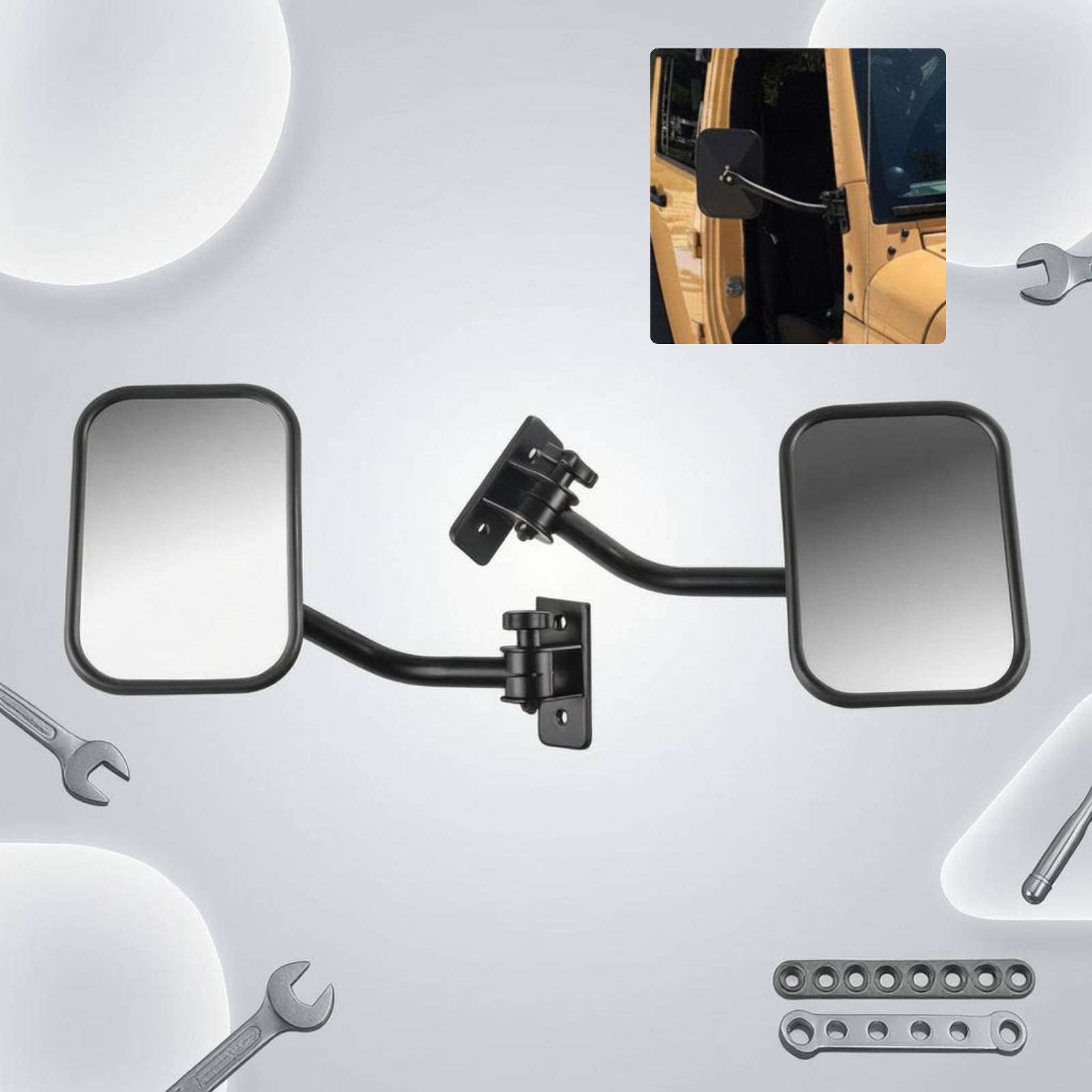 Lusterko wsteczne do drzwi ter – Glass Door Hinge recenzja i cena